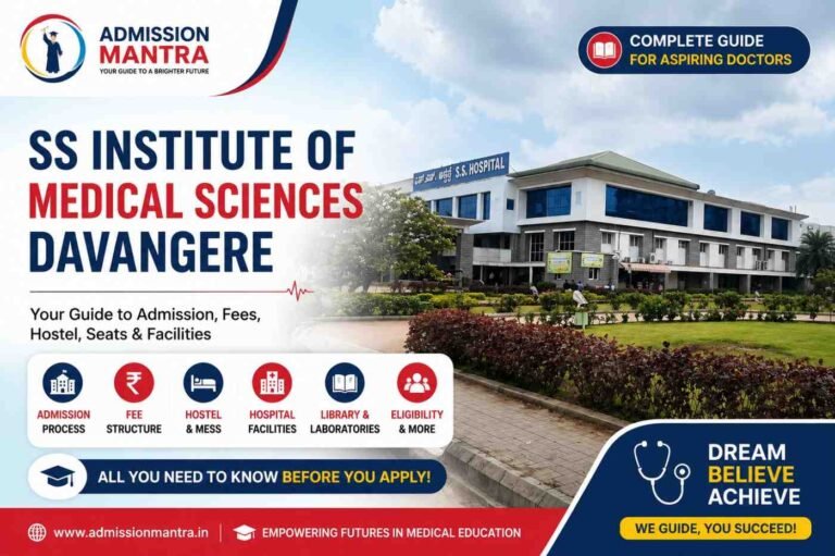 SS Institute of Medical Sciences Davangere Admission 2026: MBBS Fees, Hostel, Seats & Facilities