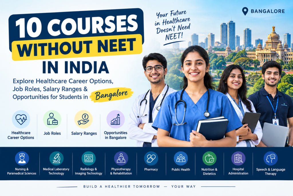 Courses Without NEET in India: 10 Healthcare Careers to Explore in 2026