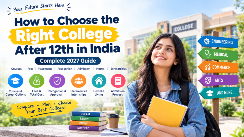 How to Choose the Right College After 12th in India: 2027 Guide
