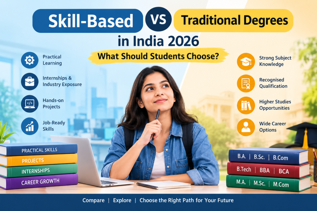 Skill-Based Degrees vs Traditional Degrees in India 2026: What to Choose?