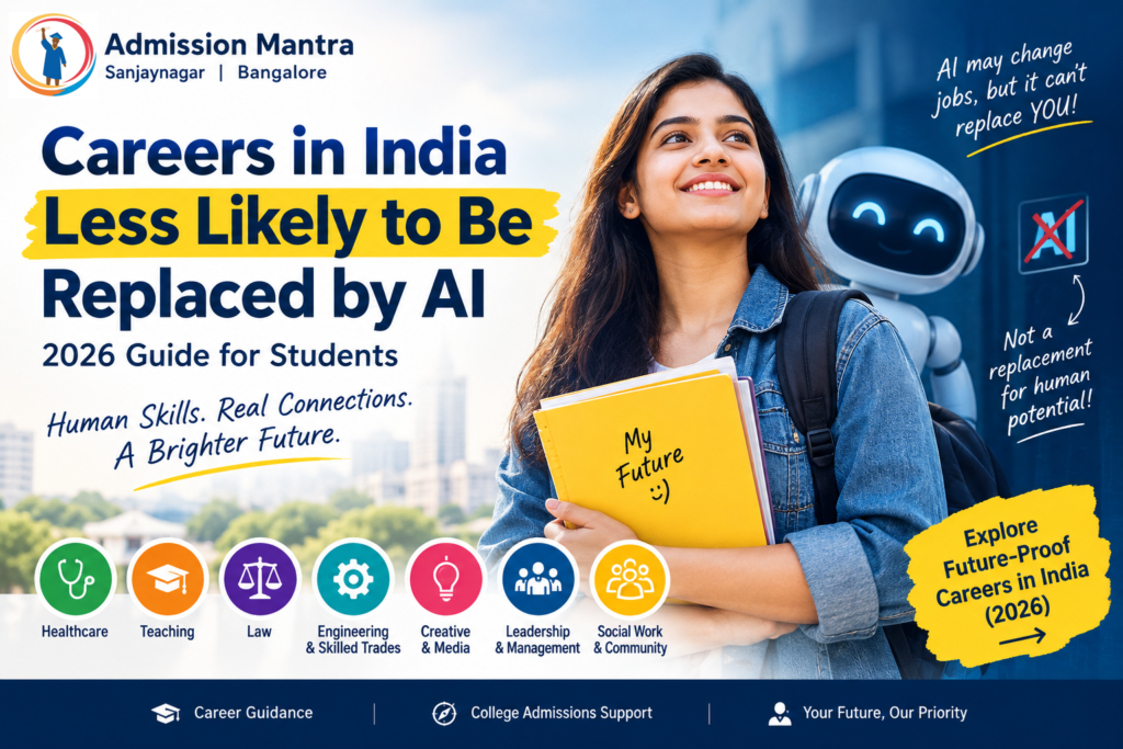 Careers less likely to be replaced by AI in India